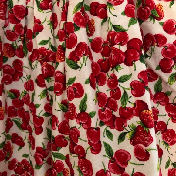 Vintage Sarah Kent Layered Cherries Dress 4T - Picture 5 of 11